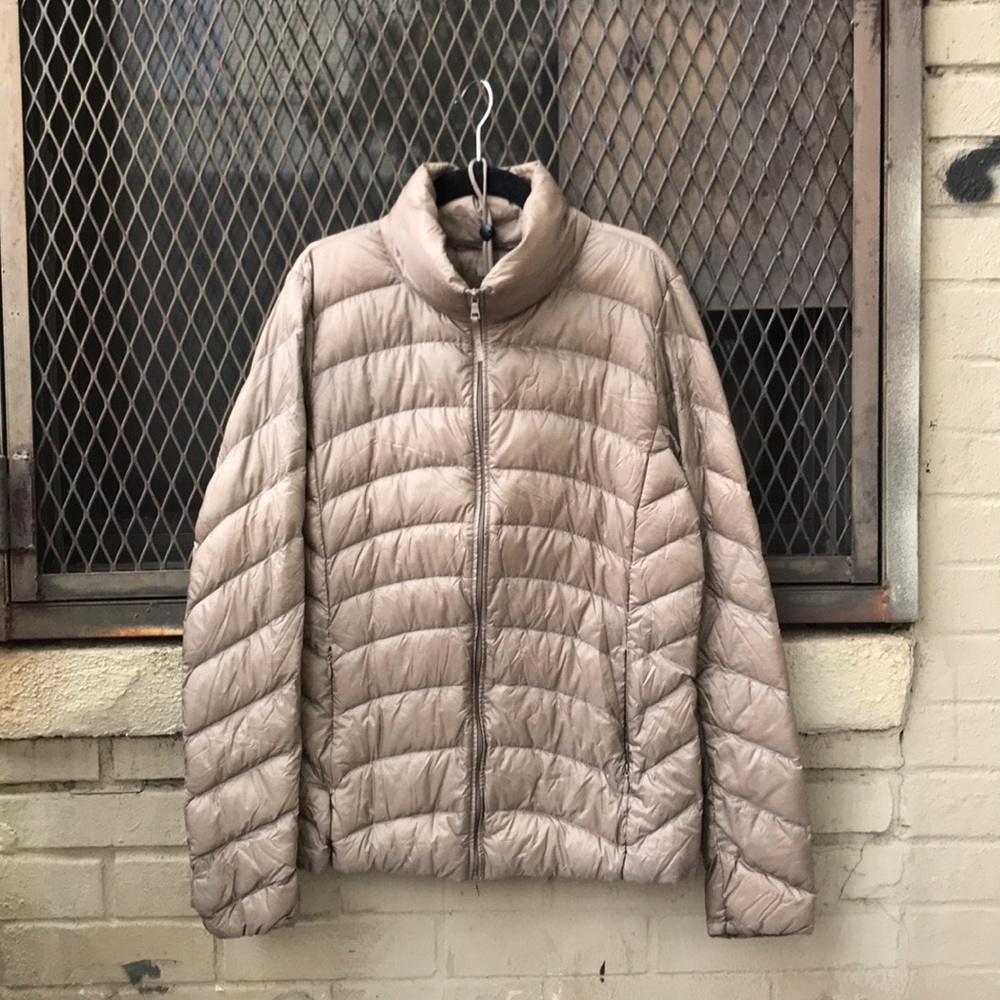 Uniqlo slim down zip up